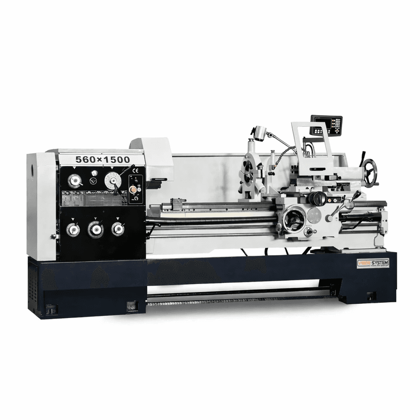 TOKARKA DO METALU VIBER-SYSTEM 560X1500 Z CYFROWYM ODCZYTEM 3 OSI