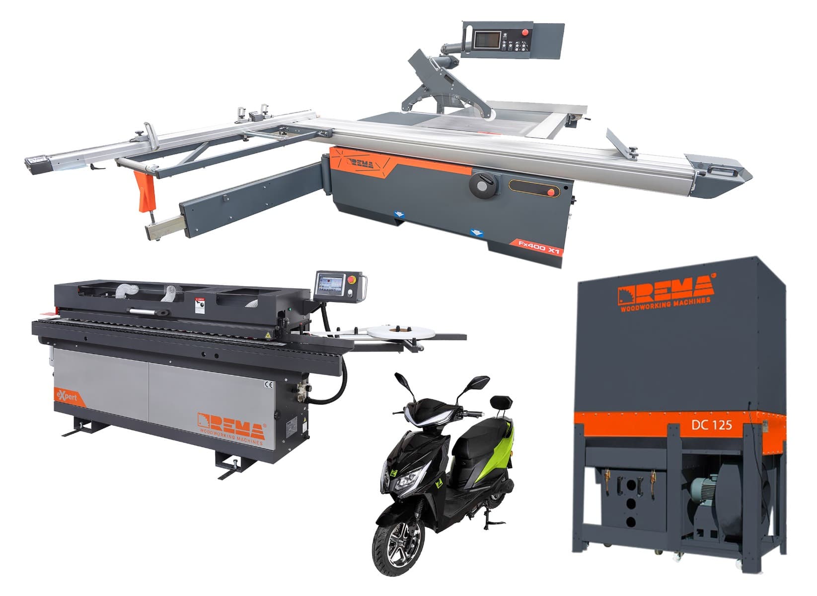 REMA FX 400 X1 PILA FORMATOWA Z PODCINAKIEM OKLEINIARKA EKSPERT ODCIG DC125