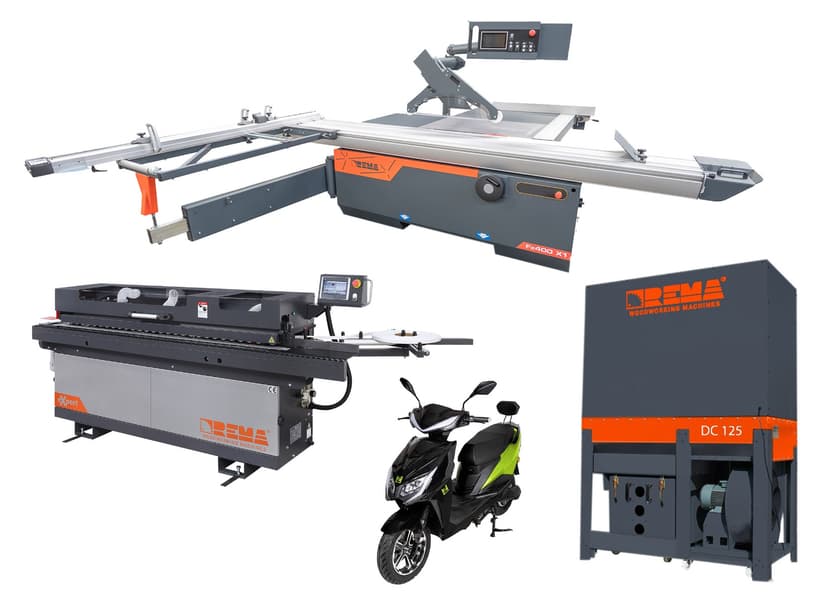 REMA FX 400 X1 PILA FORMATOWA Z PODCINAKIEM OKLEINIARKA EKSPERT ODCIG DC125