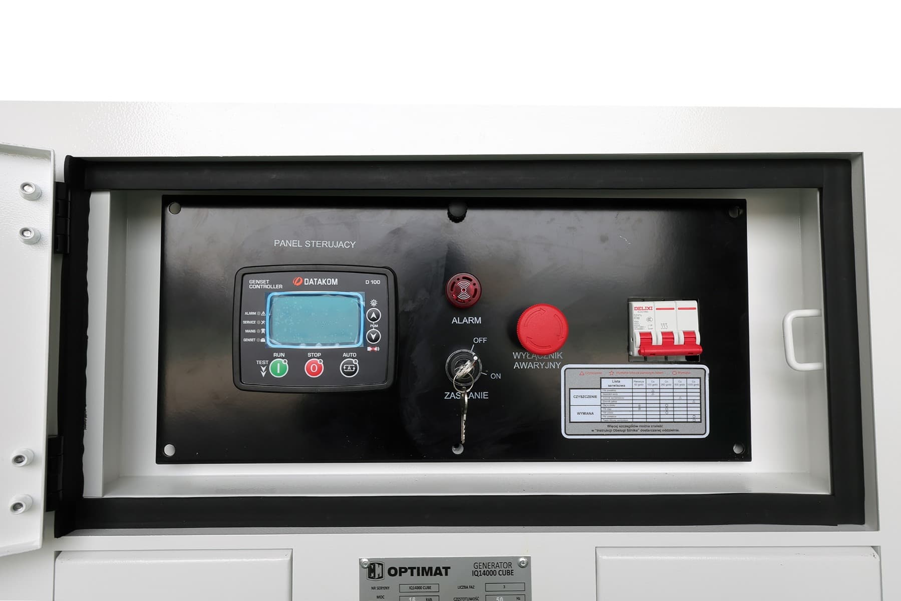 GENERATOR AGREGAT DIESLA OPTIMAT IQ14000 CUBE 12,8 KW TRÓJFAZOWY 400V