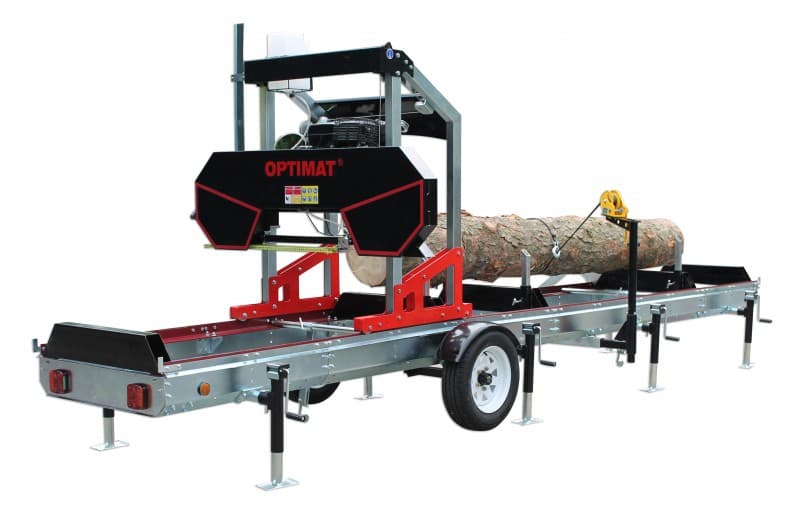 TRAK TAŚMOWY SPALINOWY OPTIMAT TIMBERLAND TMG 660S Z OSŁONĄ TAŚMY I UKŁADEM
