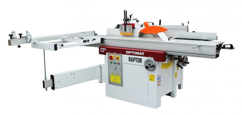 OPTIMAT RAPTOR C3-F4 MASZYNA WIELOCZYNNOŚCIOWA 4-FUNKCYJNA Z WAŁEM NOŻOWYM
