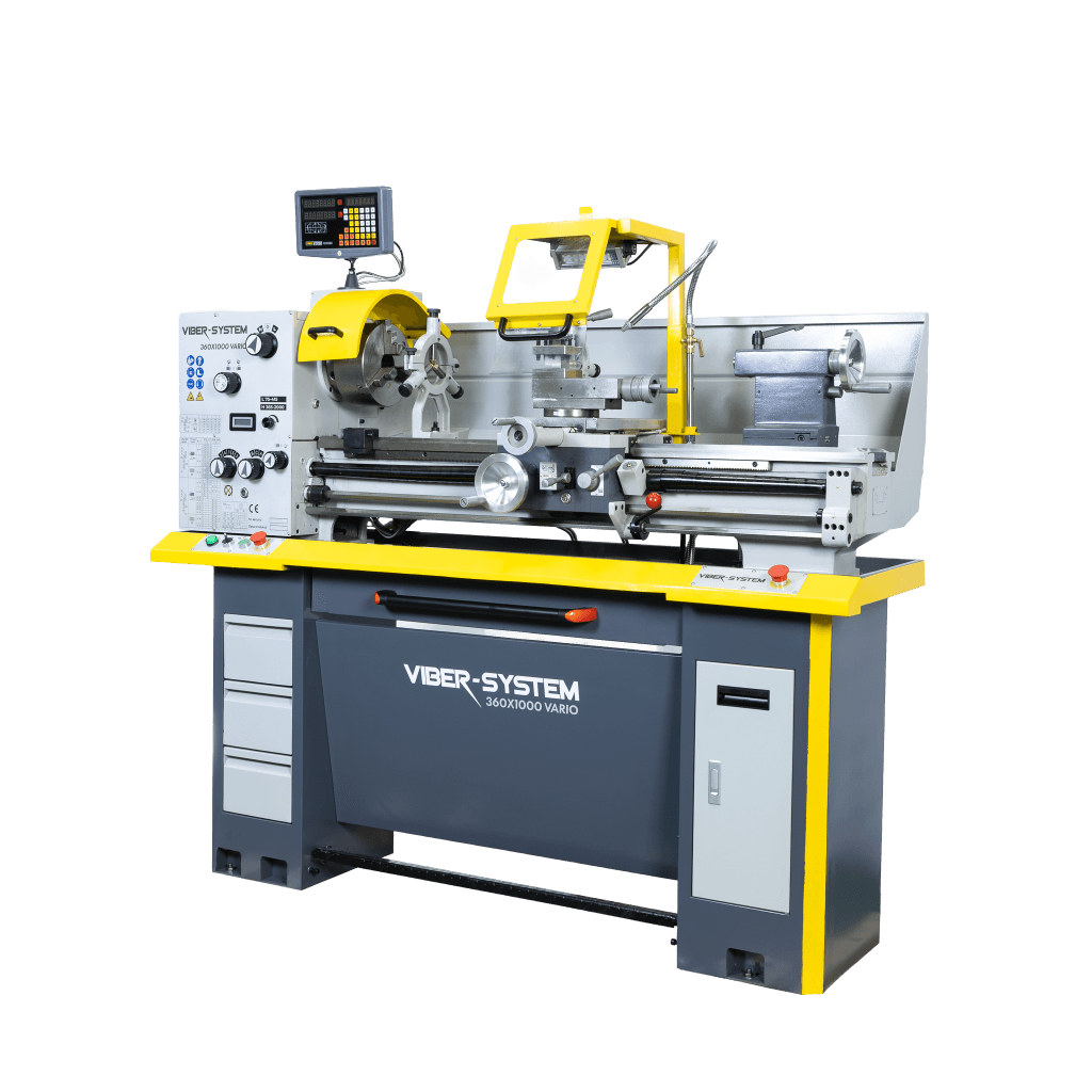 TOKARKA DO METALU VIBER-SYSTEM 360X1000 VARIO DRO POSUW ODczYT 2,4KW