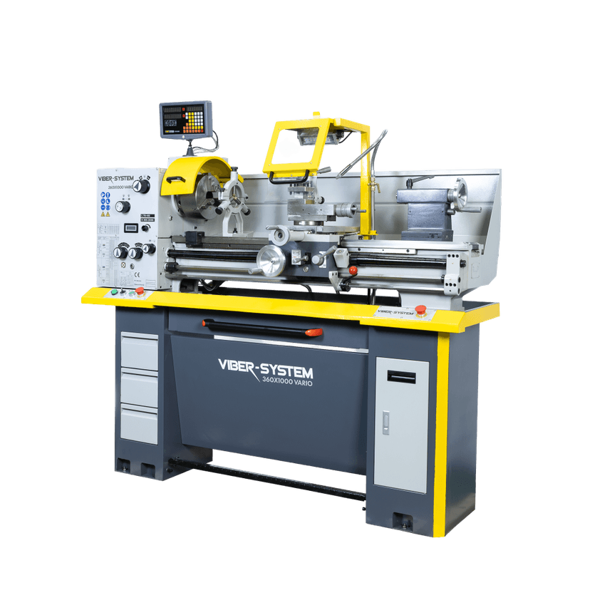 TOKARKA DO METALU VIBER-SYSTEM 360X1000 VARIO DRO POSUW ODczYT 2,4KW