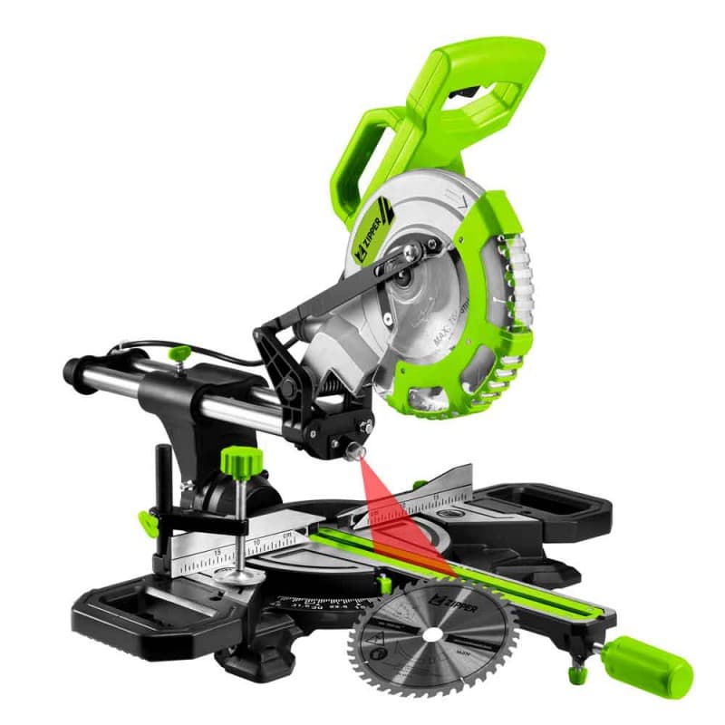 PILA UNIWERSALNA UKOSNICA ZIPPER ZI-KGS210DS 1700W LASER 2 TARCZE