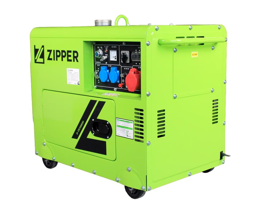 GENERATOR AGREGAT PRĄDU BUDOWLANY AVR DIESEL ZIPPER ZI-STE7500DSH 6,25 KVA