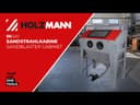 PIASKARKA KABINOWA HOLZMANN SK420 420L Z ODCIGIEM I LAMPA 60KG 9