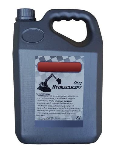 OLEJ HYDRAULICZNY DO ŁUPAREK ZIPPER HL46 5L - ORYGINALNY MATERIAŁ EKSPLOATA