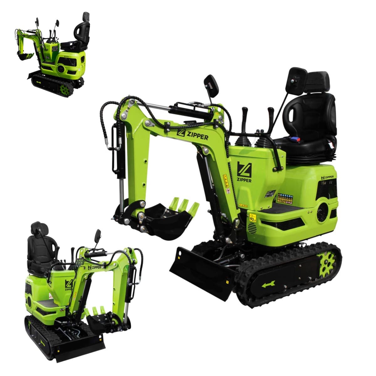 MINIKOPARKA ZIPPER ZI-MBG600H 6,8 KW SILNIK BENZYNOWY GUMOWE GĄSIENICE