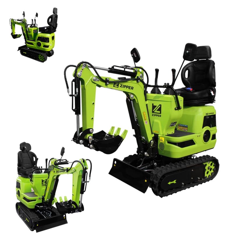 MINIKOPARKA ZIPPER ZI-MBG600H 6,8 KW SILNIK BENZYNOWY GUMOWE GĄSIENICE