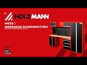 ZESTAW MEBLI WARSZTATOWYCH HOLZMANN WESS13 13-CZĘŚCIOWY BLAT ROBOCZY SZAFY 7
