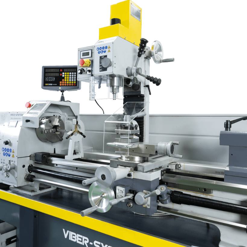 TOKARKA DO METALU Z PRZYSTAWKĄ FREZUJĄCĄ VIBER-SYSTEM 320X1000 VARIO W