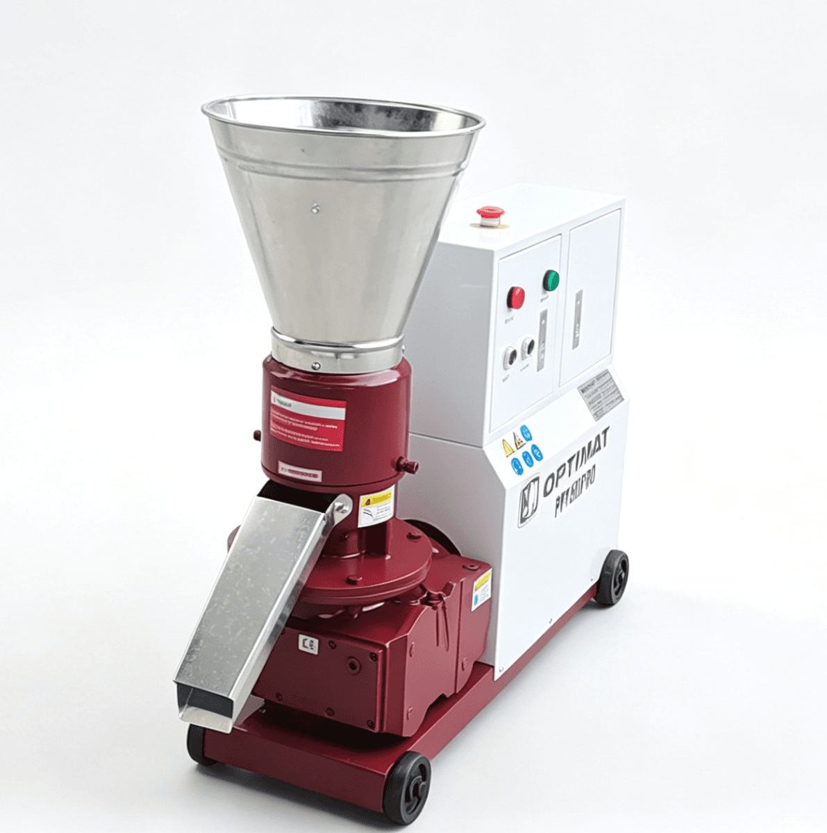PELECIARKA GRANULATOR PASZY OPTIMAT PP150PRO 150 KG/H 400 V MATRYCA 149 MM