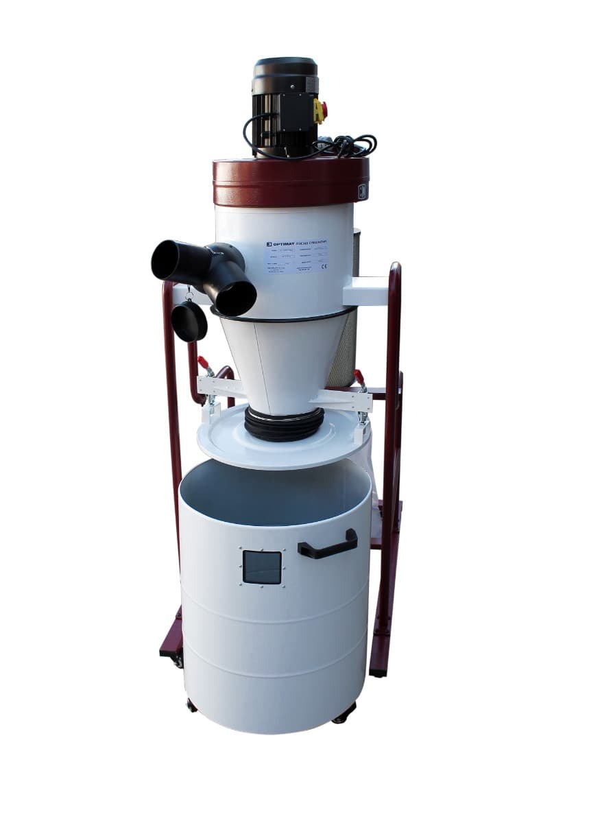 OPTIMAT RLA 1800 ODCIĄG CYKLONOWY 1150 M3/H 230 V MASZYNA STOLARSKA