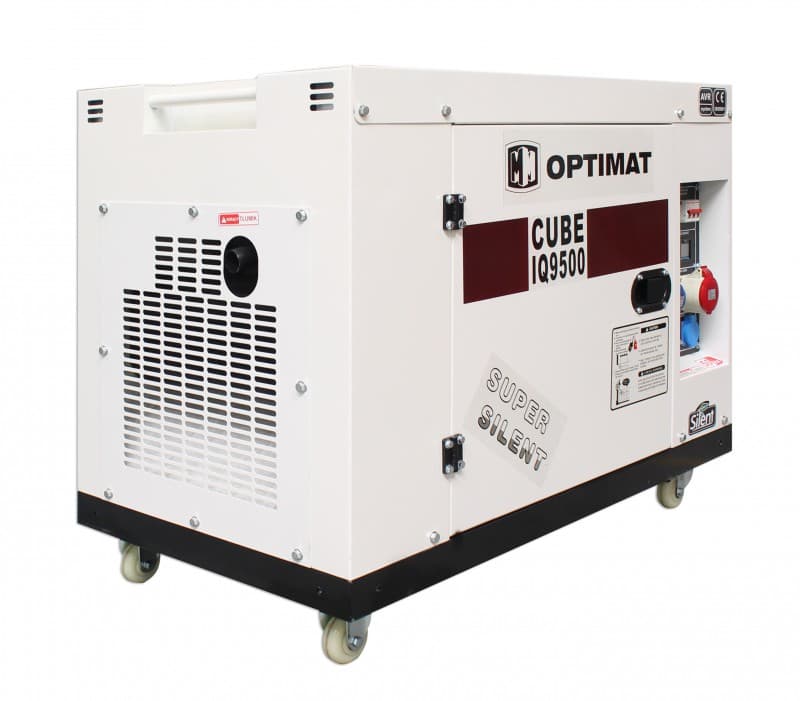 GENERATOR AGREGAT OPTIMAT IQ9500 CUBE 9 KW DIESEL TRÓJFAZOWY 400V