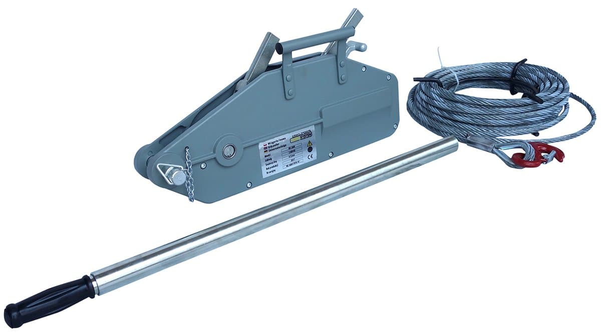 VIBER-SYSTEM WL3200 WCIĄGARKA LINOWA 3200 KG 20 M DO WARSZTATU I NA BUDOWE