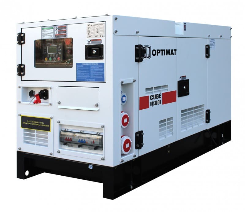 GENERATOR PRĄDOTWÓRCZY OPTIMAT IQ13000 CUBE 12 KW DIESEL TRÓJFAZOWY 400V