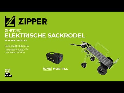 ELEKTRYCZNY WÓZEK TRANSPORTOWY ZIPPER ZI-ET260 260 KG AKUMULATOR