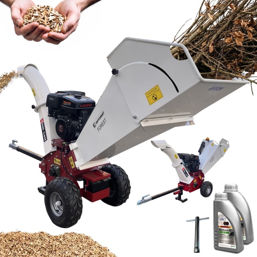 RĘBAK SPALINOWY OPTIMAT FOREST 10KW 120MM ROZDRABNIACZ DO GAŁĘZI