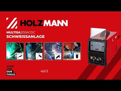 SPAWARKA WIELOFUNKCYJNA INWERTOROWA HOLZMANN MULTISA200ACDC MIG MMA WIG TIG