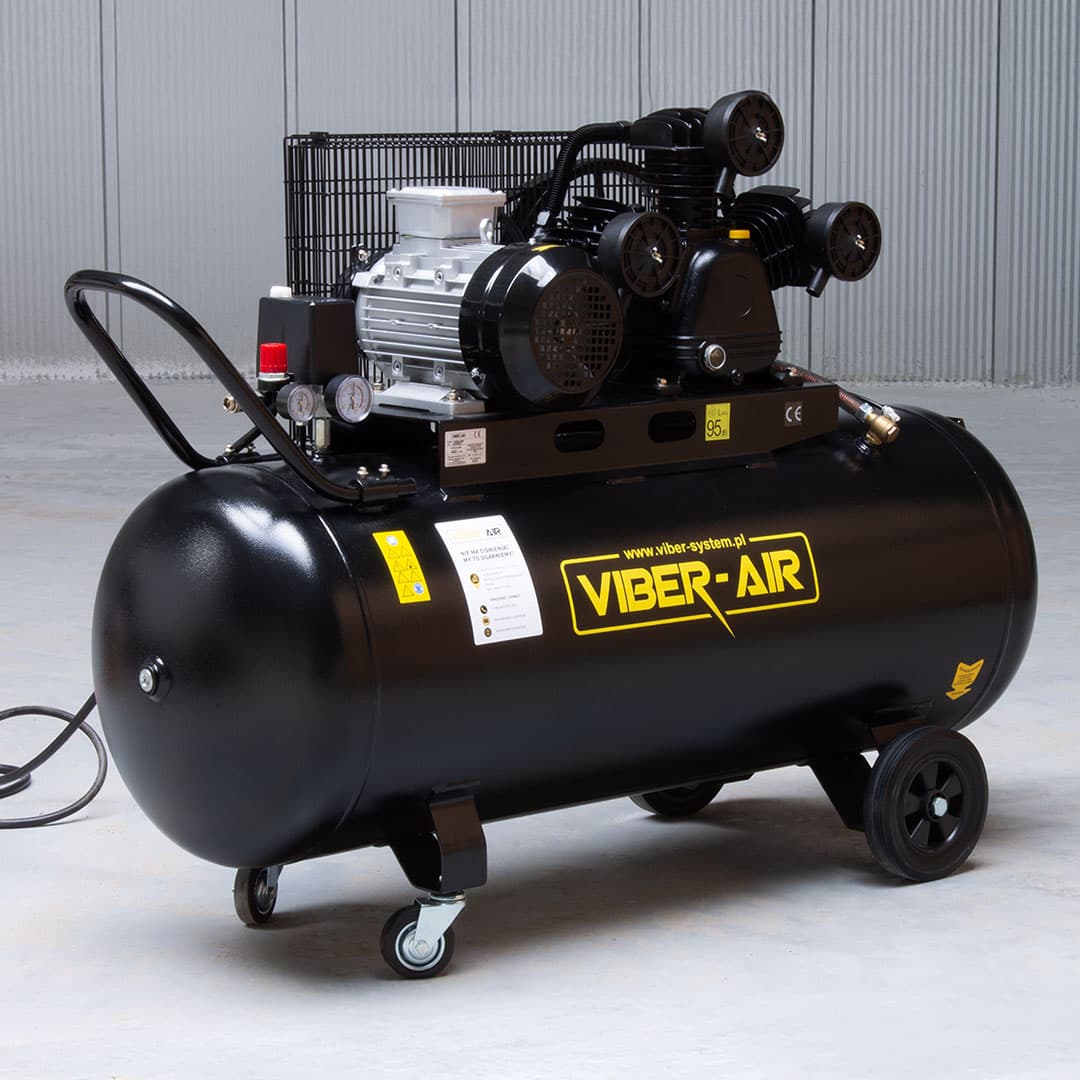 VIBER-AIR 3V200L400V KOMPRESOR TRZYTŁOKOWY 3KW 200L 400V SPRĘŻARKA PASKOWA