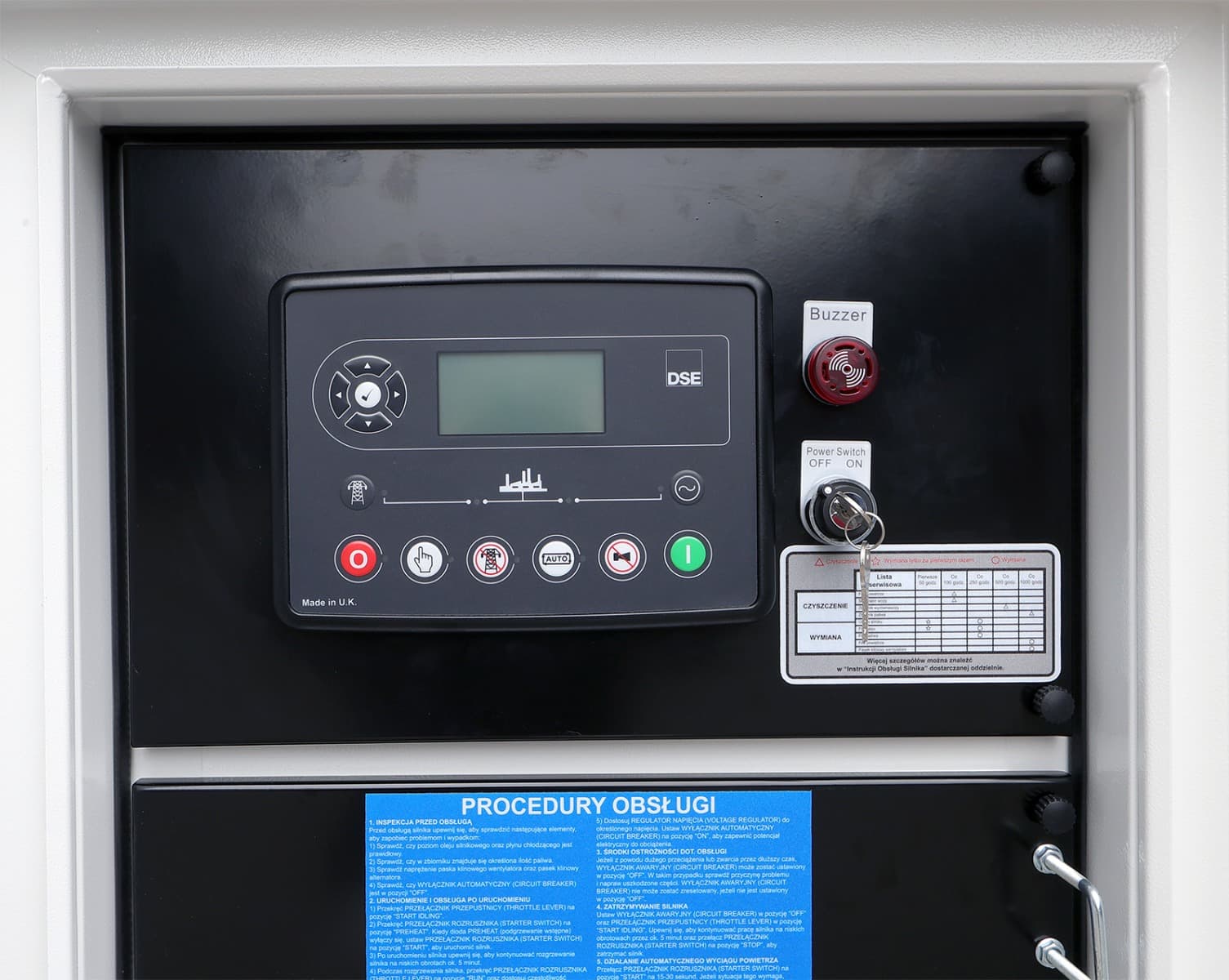 GENERATOR OPTIMAT IQ44000 CUBE 40 KW DIESEL TRÓJFAZOWY 400V 230V