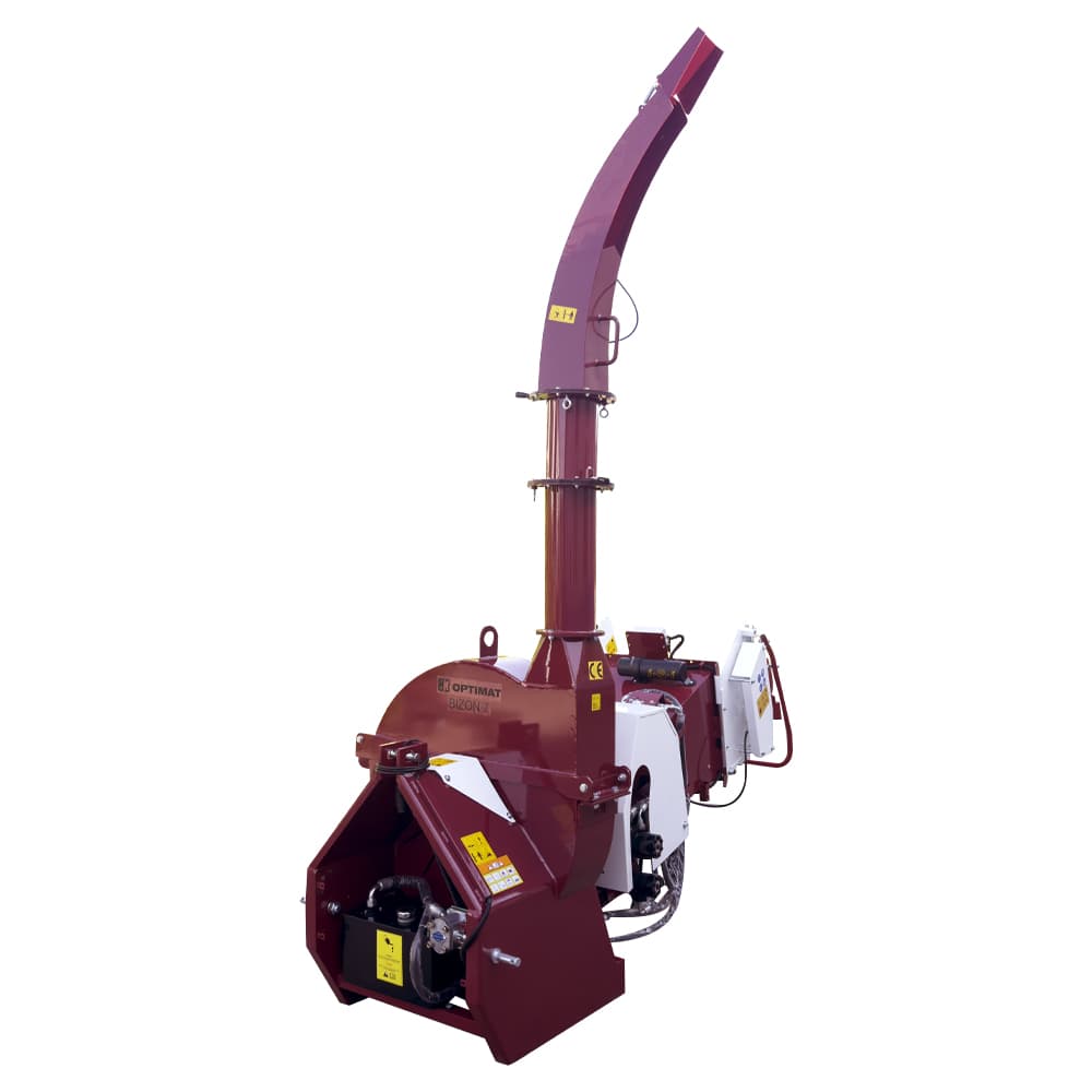 OPTIMAT BIZON 7 ROZDRABNIACZ DO GAŁĘZI 254 MM WOM HYDRAULICZNY RĘBAK