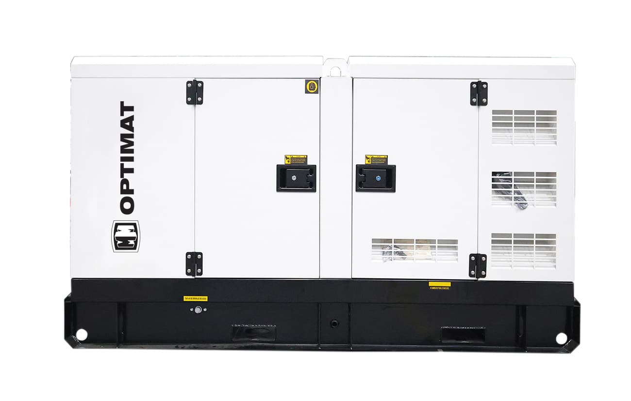GENERATOR OPTIMAT IQ45000 CUBE 45 KW DIESEL TRÓJFAZOWY 400V 230V