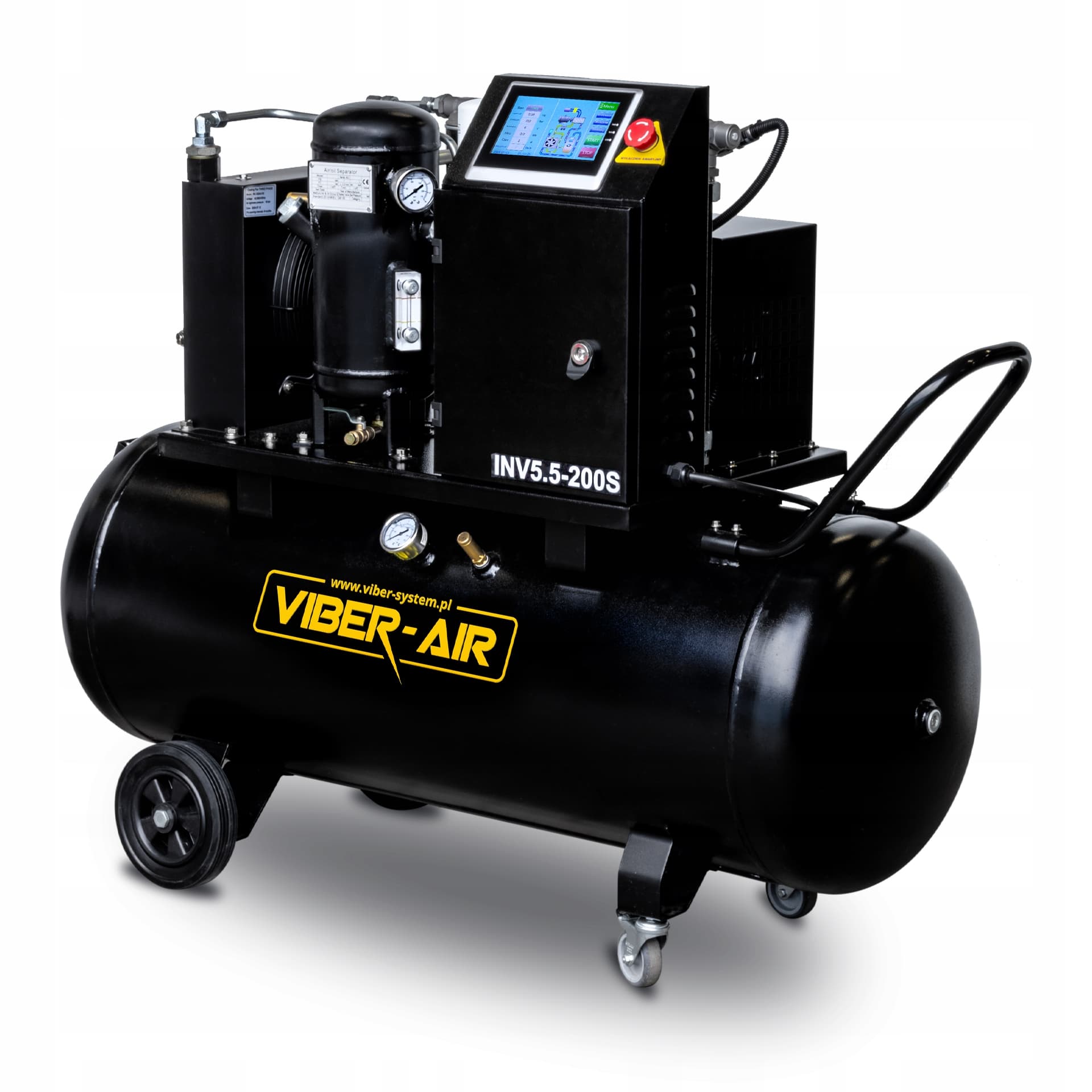 VIBER-AIR INV5.5-200S KOMPRESOR ŚRUBOWY Z FALOWNIKIEM 5,5KW 200L