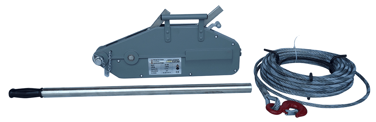 WL1600 WCIĄGARKA LINOWA UNIWERSALNA 1600KG 1,6T 20M VIBER-SYSTEM