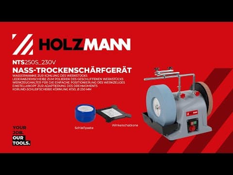 HOLZMANN NTS250S SZLIFIERKA NA MOKRO I SUCHO 250MM DO NOŻY I NARZĘDZI 230V