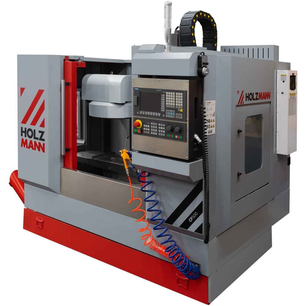 FREZARKA CNC DO METALU HOLZMANN CF500 Z SIEMENS 808D I MAGAZYNEM NARZĘDZI