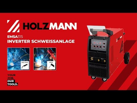 SPAWARKA INWERTOROWA HOLZMANN EMSA315 MIG MMA 315A 400V PROFESJONALNA