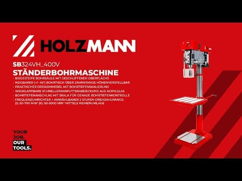 WIERTARKA KOLUMNOWA HOLZMANN SB324VH 1500W 400V 3-FAZY PRZETWORNICA CZĘSTOT